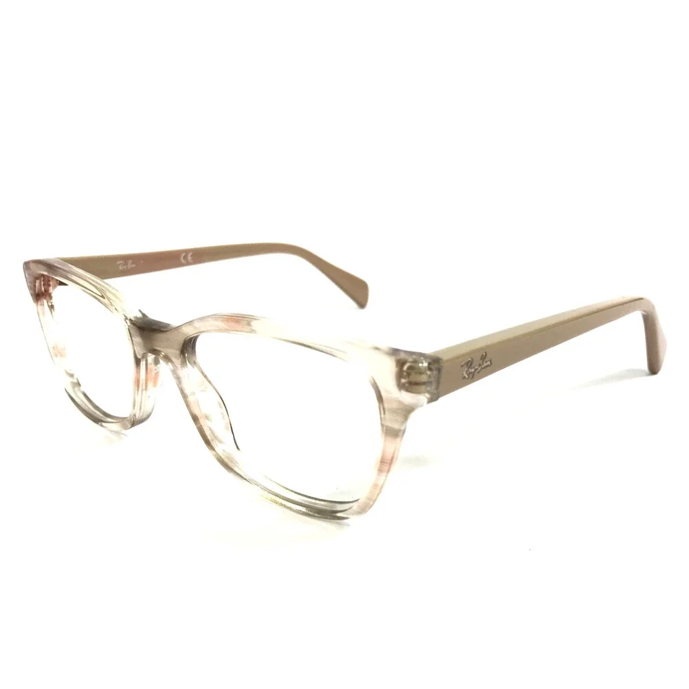 Ray-Ban Kids Eyeglasses Frame RY1591 3809 Nude Clear Cat Eye Full Rim 48-16-130